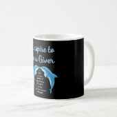 Mug Dolphin Sea Dolphins Animal Water Ocean Funny Cade (Devant droit)