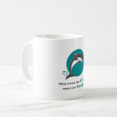 Mug Dolphins Dolphin Océan Poisson de mer Animal Idée (Devant gauche)