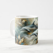 Mug Dolphins Golden Botanical Dreamscape (Devant gauche)