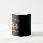 Mug Dom Democracy Truth Skeleton Dancing Halloween (Devant gauche)