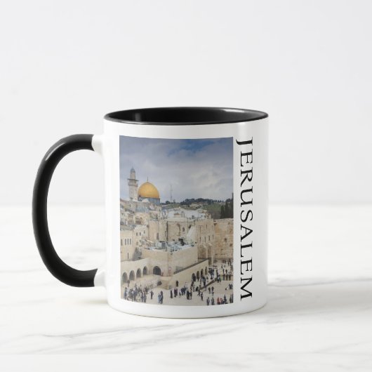 Mug Dôme du Rocher | Esplanade du Mur occidental, Jéru (Gauche)