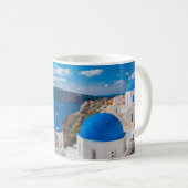 Mug Domes bleus de Santorin (Devant droit)