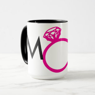 MUG DOMESTIQUE DES ROSES INDIEN DE BAGUE À DIAMANT