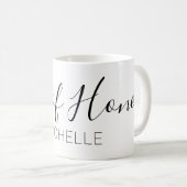 Mug Domestique d'honneur avec le nom (Devant droit)
