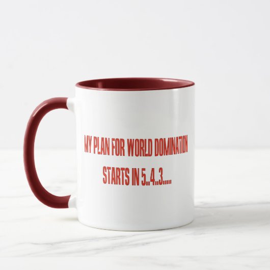 Mug Domination mondiale (Gauche)