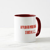 Mug Domination mondiale (Devant droit)