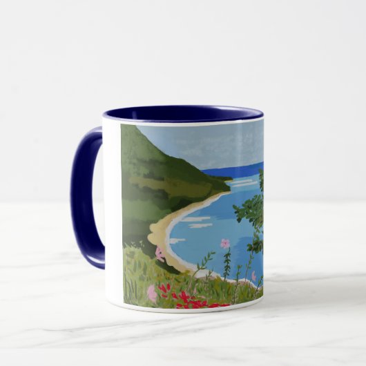 Mug Dominican landscape (Devant gauche)