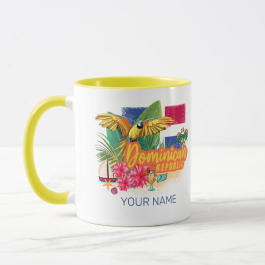 Mug Dominican Republic Caribbean Island (Gauche)