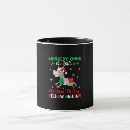 Mug Dominick L'âne de Noël L'âne italien (Centre)