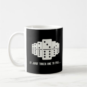 Mug Domino Effet Chute Domino Tiles Retro Board Gam