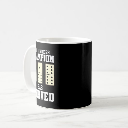 Mug Dominoes Game Funny Cadeau (Devant gauche)
