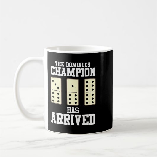 Mug Dominoes Game Funny Cadeau (Gauche)