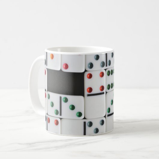 Mug Dominoes Tile Photo (Devant gauche)