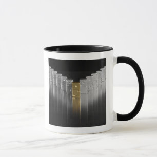 Mug Dominos d'or et d'argent