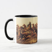 Mug Domptage de chevaux sauvages par James Walker (Gauche)