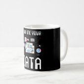 Mug Don d'analyste de données d'un informaticien (Devant droit)