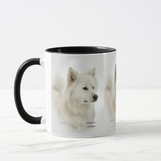 Mug Don d'art Eskimo Chien américain (Gauche)