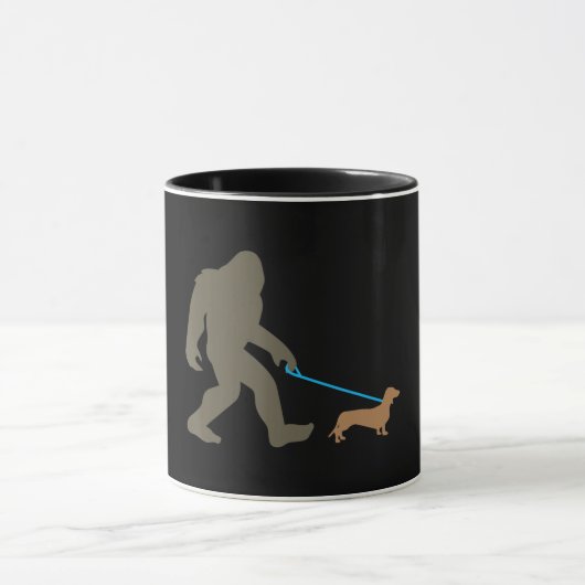 Mug Don de chien | Bigfoot Walking Dachshund (Centre)