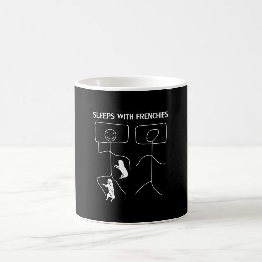 Mug Don de chien | Couches Avec Français (Centre)