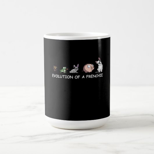 Mug Don de chien | Évolution D'Un Français (Centre)