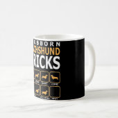 Mug Don de chien | Tucs Dachshund têtus (Devant droit)
