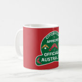 Mug Don de citoyenneté australienne - Citoyenneté Appr (Devant gauche)