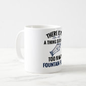 Mug Don de collection de stylo de fontaine| Fontaine d (Devant gauche)