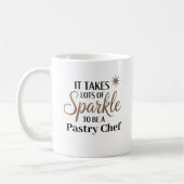 Mug Don de devis Sparkle pour chef pâtissier (Gauche)