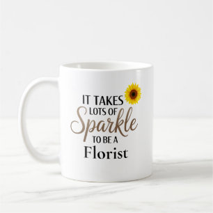Mug Don de devis Sparkle pour fleuriste
