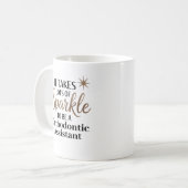 Mug Don de devis Sparkle pour l'assistant orthodontiqu (Devant gauche)