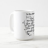 Mug Don de fille - À ma fille (Devant gauche)