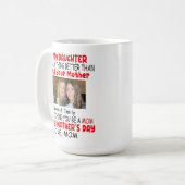 Mug Don de Fille Fête des Mères pour la fille de maman (Devant gauche)