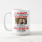 Mug Don de Fille Fête des Mères pour la fille de maman (Gauche)