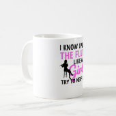 Mug Don De Joueuses De Flûte Pour Femmes| Flute Flutis (Devant gauche)