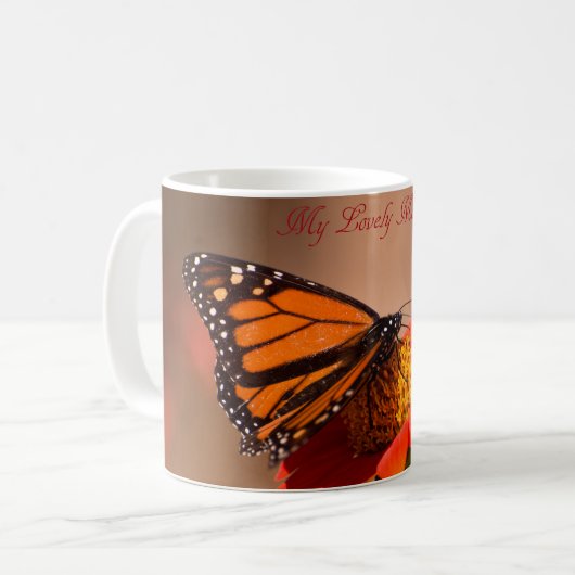 Mug Don de la journée Monarque Butterfly Mothers (Devant gauche)