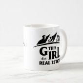 Mug Don de l'agent immobilier Funny Real Estate Agent  (Devant droit)