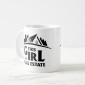 Mug Don de l'agent immobilier Funny Real Estate Agent  (Devant gauche)