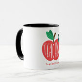 Mug Don de l'enseignant, Appréciation de l'enseignant, (Devant gauche)