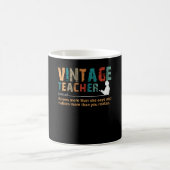 Mug Don de l'enseignant | Enseignant Vintage (Centre)
