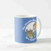 Mug Don de l'enseignant. Meilleure enseignante au mond (Devant droit)