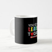 Mug Don de l'enseignant que vous voulez apprendre aujo (Devant gauche)