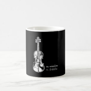Mug Don de musique country Fiddle Not Violin Bluegrass