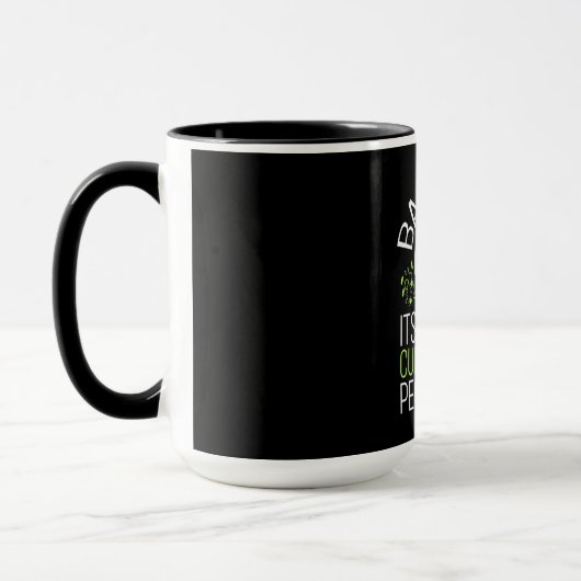 Mug Don de scientifique | Bactéries C'Est La Seule Cul (Gauche)