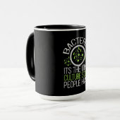 Mug Don de scientifique | Bactéries C'Est La Seule Cul (Devant gauche)