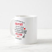 Mug  Don de scientifique. Cadeau Pour Scientifique. Sc (Devant gauche)