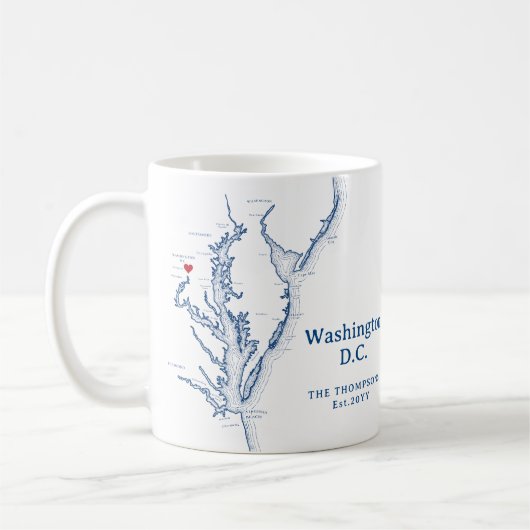 Mug Don de Washington DC (Gauche)