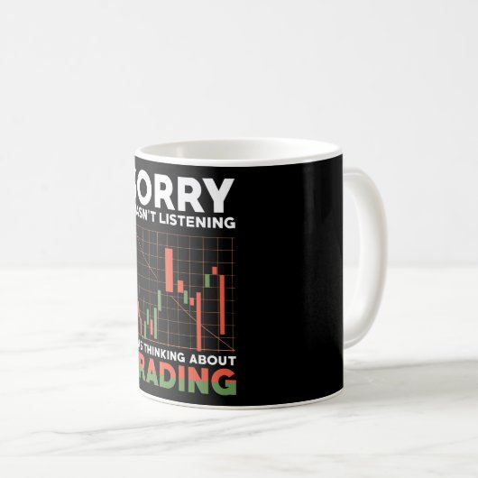 Mug Don d'investisseur Stock trader (Devant droit)
