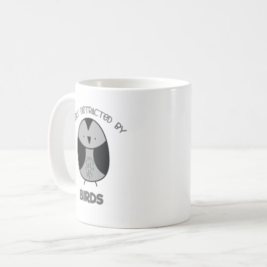Mug Don d'Oiseau pour Oiseaux Observateurs Facilement (Devant gauche)