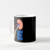 Mug Don d'organes du rein Aimer Dialyse Patients Infir (Devant gauche)