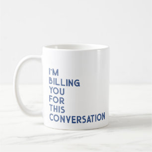 Mug Don du bureau du procureur drôle dire bleu